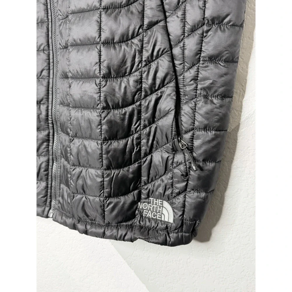 The North Face ThermoBall Quilted Vest Upstart Logo Black Men's Size Medium M